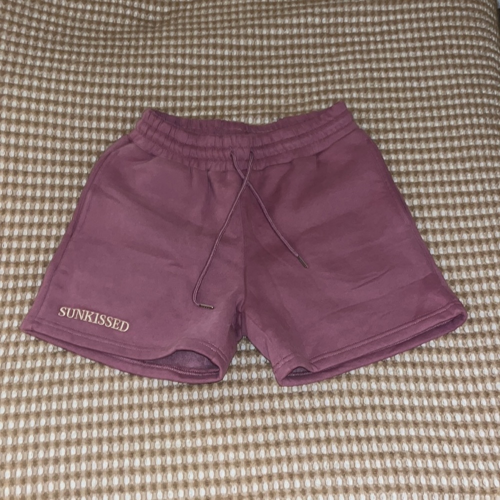 pink summery lounge shorts